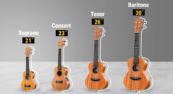Ukulele Buying Guide for Beginners - Choosing The Right Size