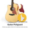 Donner DAG-1CL Cutaway 41-Inch Full-Size  Acoustic Guitar Beginner Kit, Left Handed,  Natural Finish - Donner music-AU
